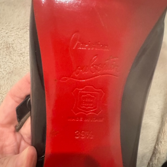 Christian Louboutin Black Studded Heels - Picture 3 of 7